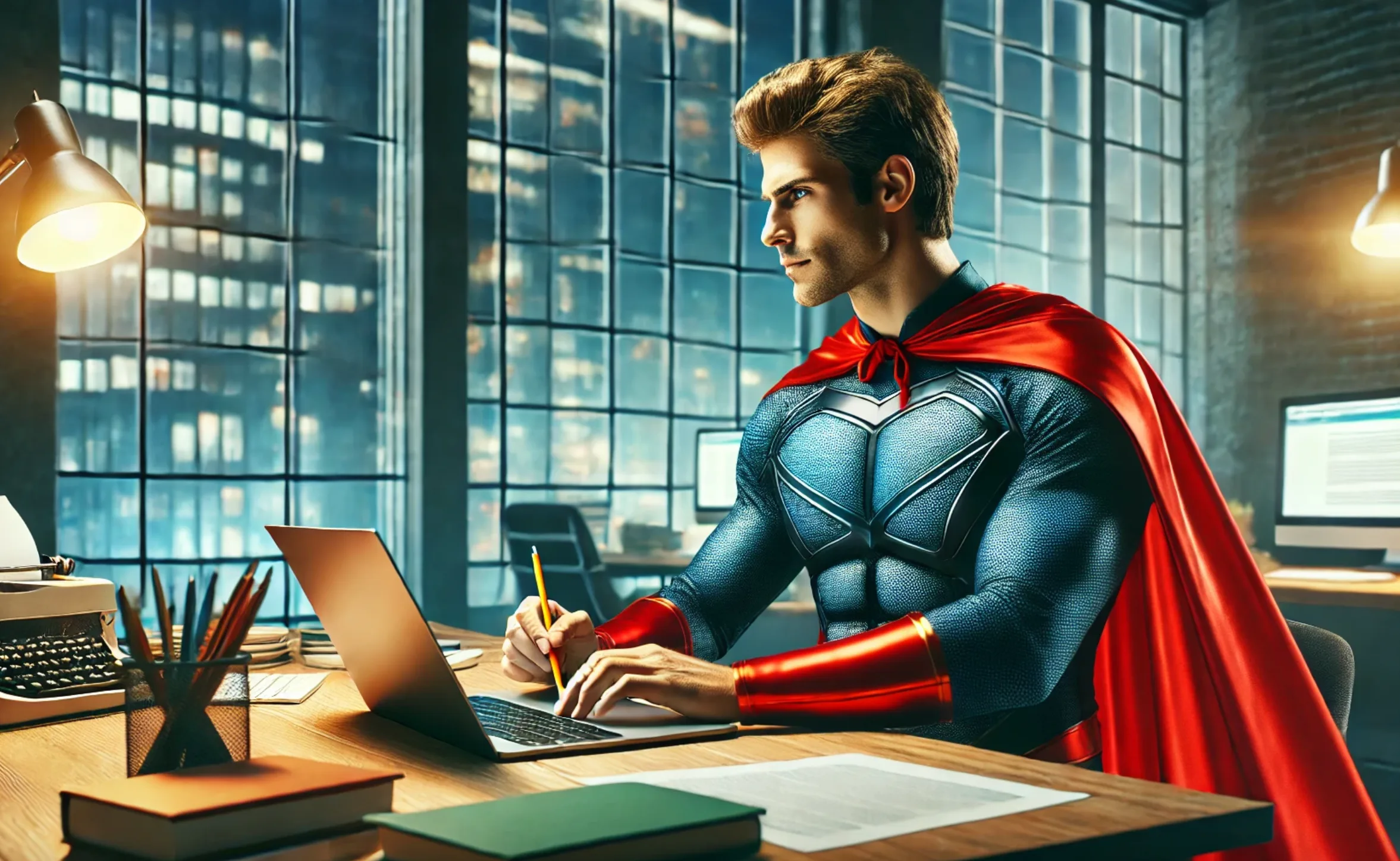 copywriter superbohater