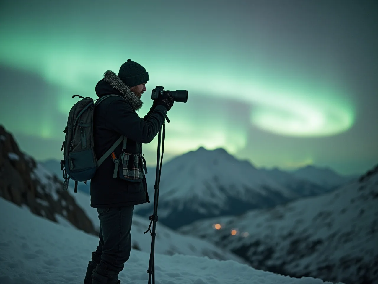 fotograf zorza polarna