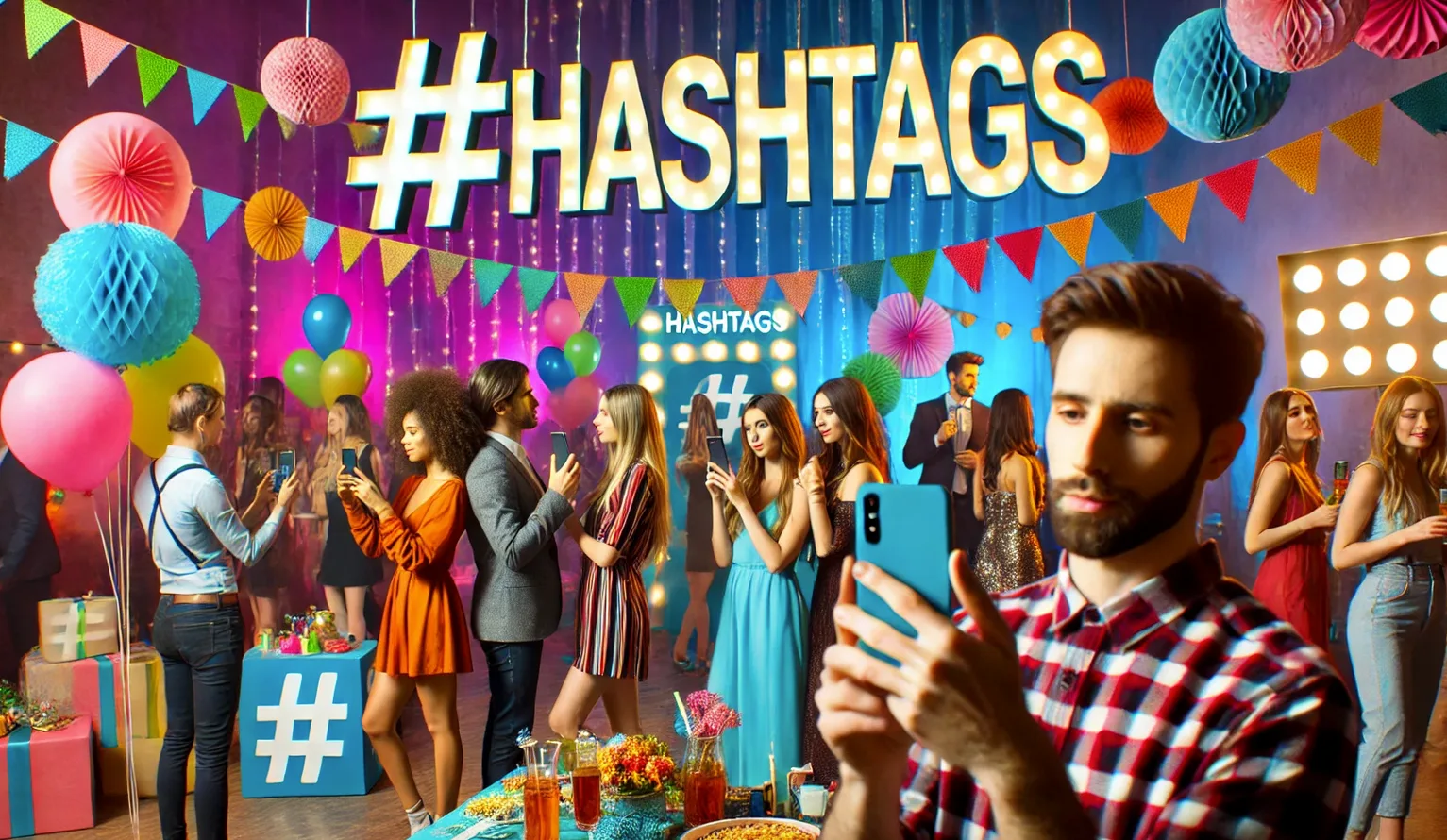hashtagi na imprezie