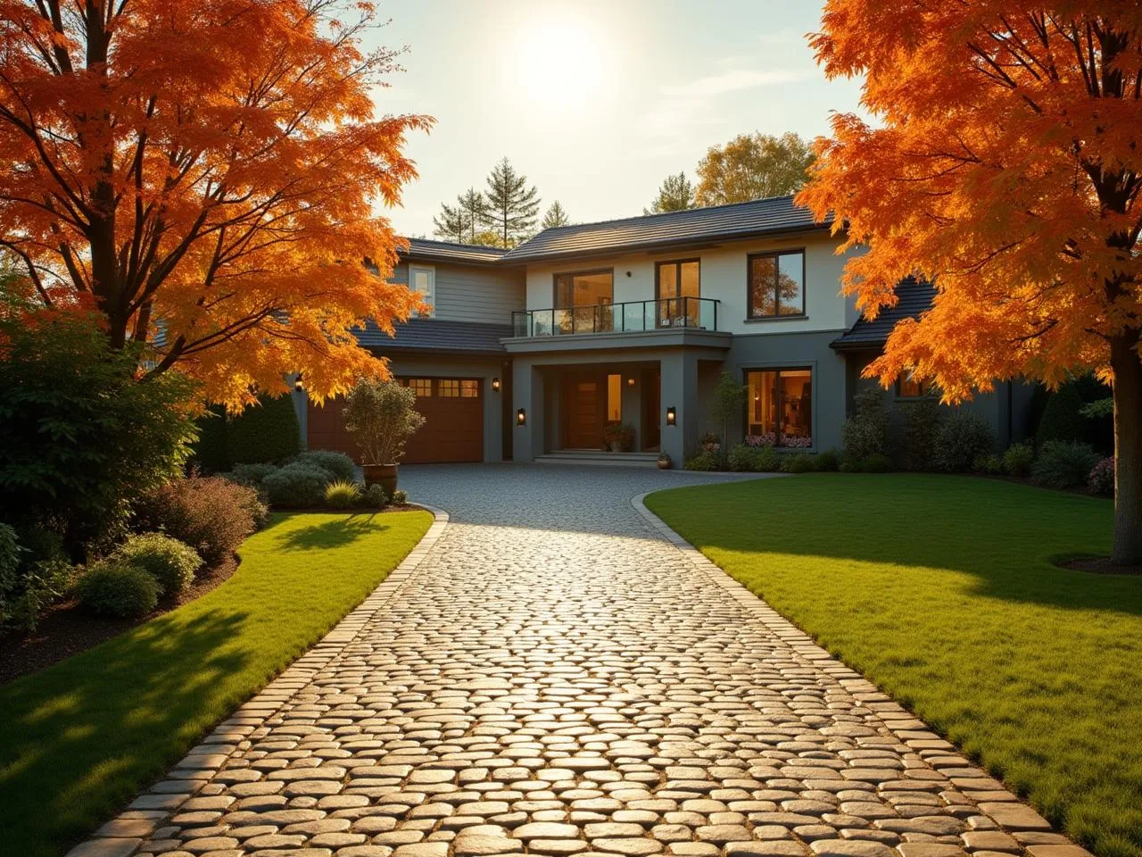 kostka brukowa na podjeździe