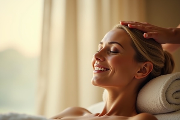 masaż relaksacyjny głowy