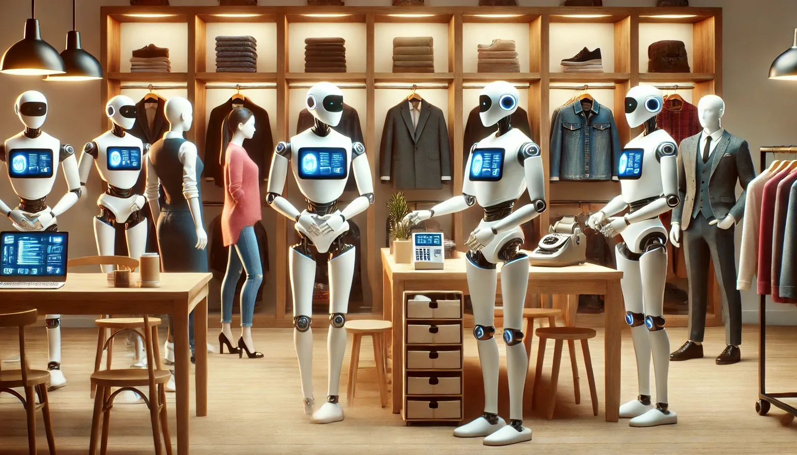 marketing automation jako roboty w sklepie odzieżowym