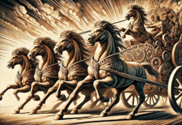 omnichannel jako rydwan z wieloma koniami