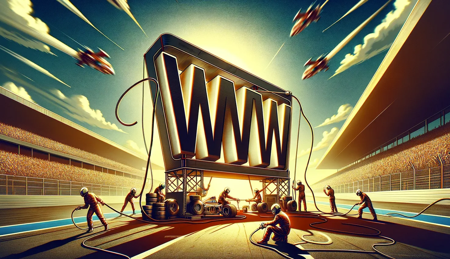 optymalizacja strony www w obrazie wyścigu