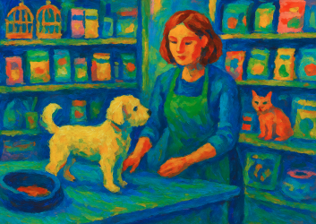 reklama sklepu zoologicznego