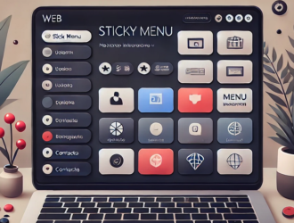 sticky menu