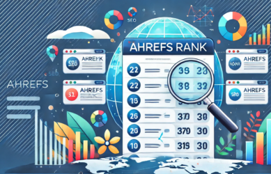 wskaźnik ahrefs rank na grafice